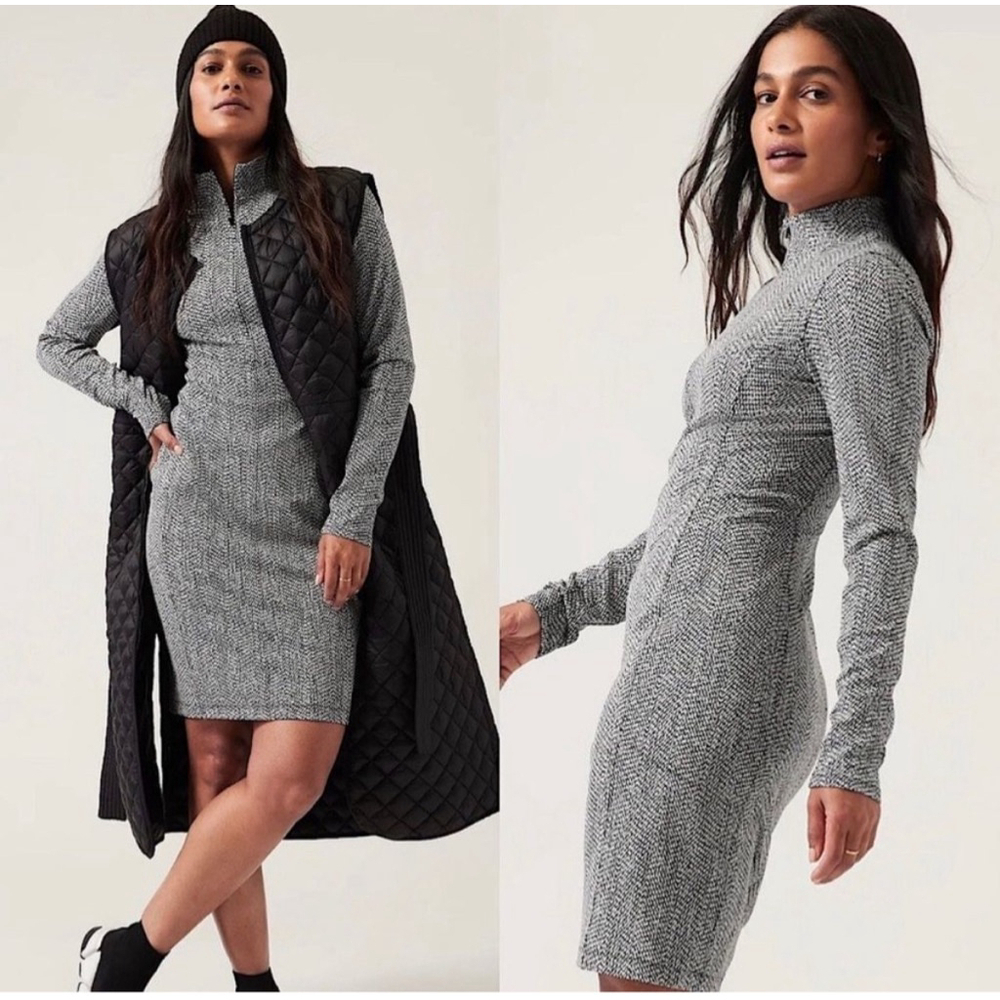 Athleta New! Delaney Textured Sporty Athletic Mini Dress